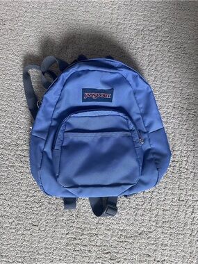 JanSport Mini Backpack in Periwinkle Blue